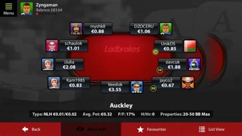 ladbrokes poker app for android.